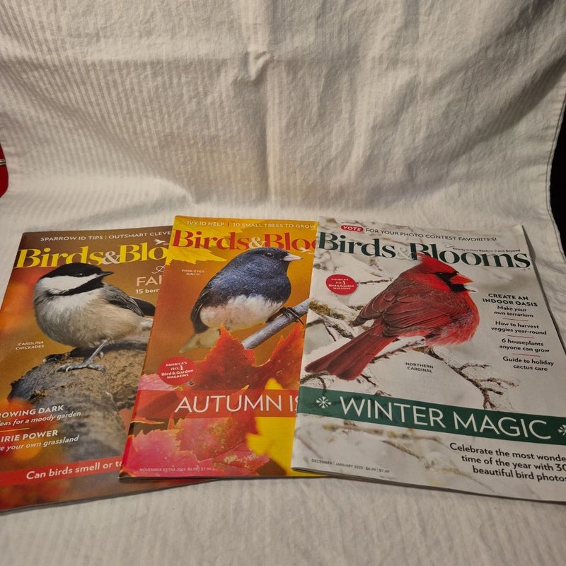 Birds&Blooms 10 Magazine Lot 2024/2025