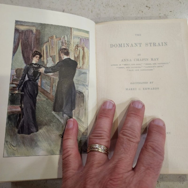 The Dominant Strain By Ann Chapin Ray Hardcover 1903 Book First Edition