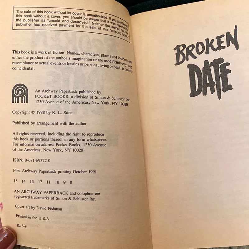 First Edition Broken Date