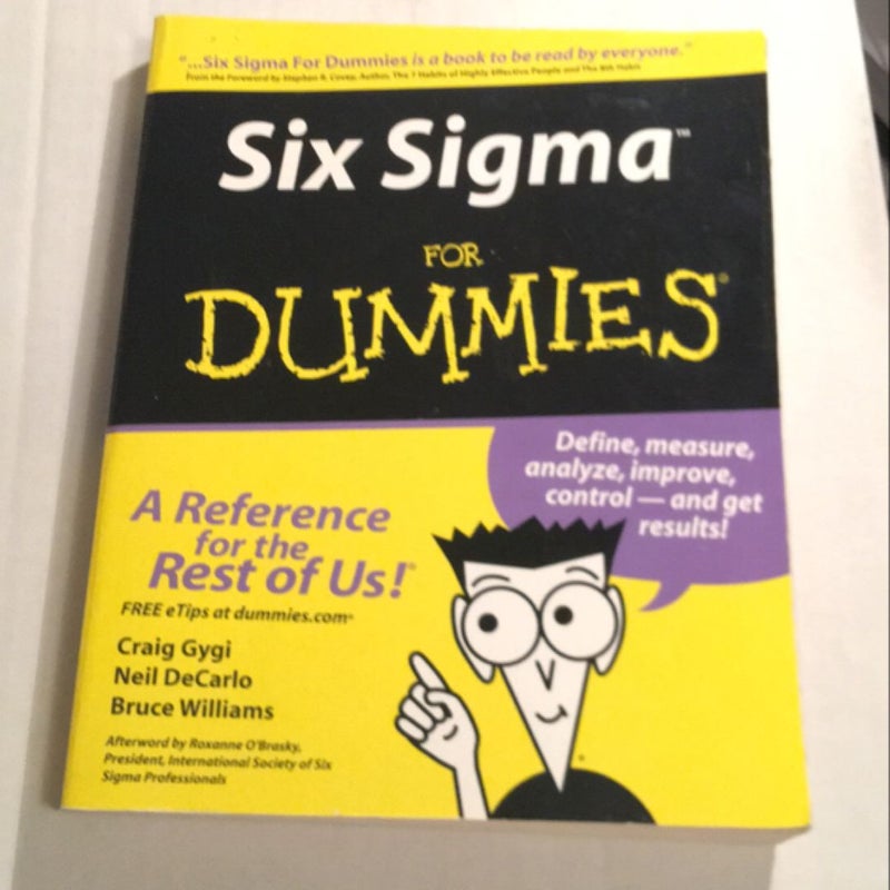 Six Sigma for Dummies