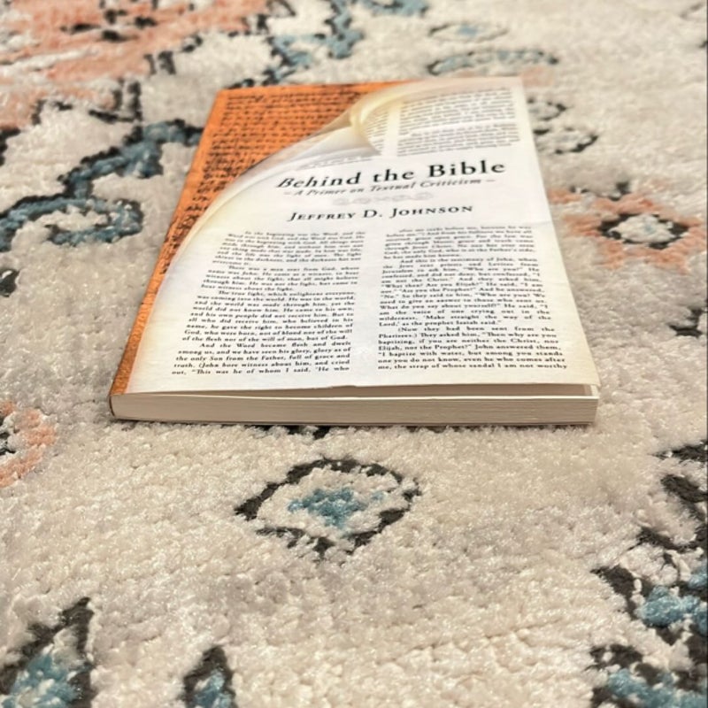 Behind the Bible