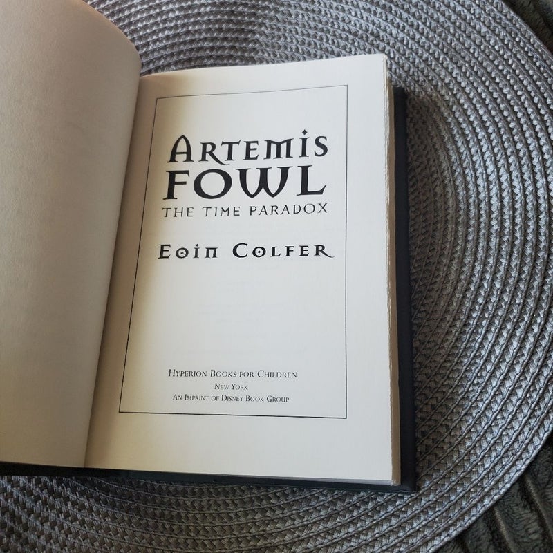 Artemis Fowl the Time Paradox