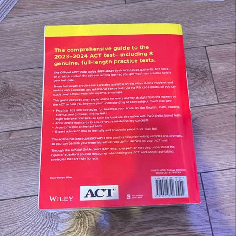 The Official ACT Prep Guide 2023-2024