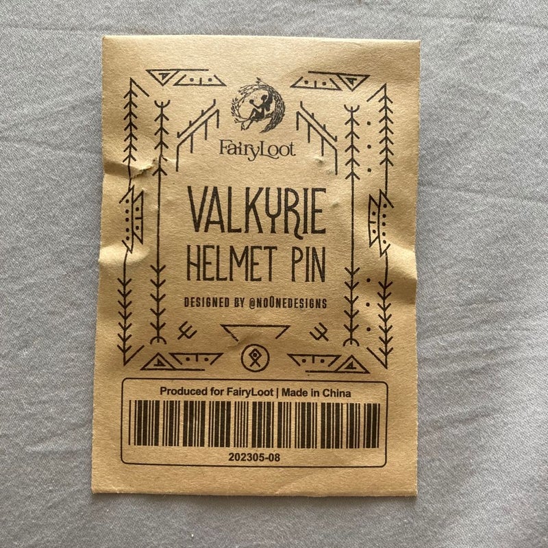 Fairyloot Valkyrie Helmet Pin