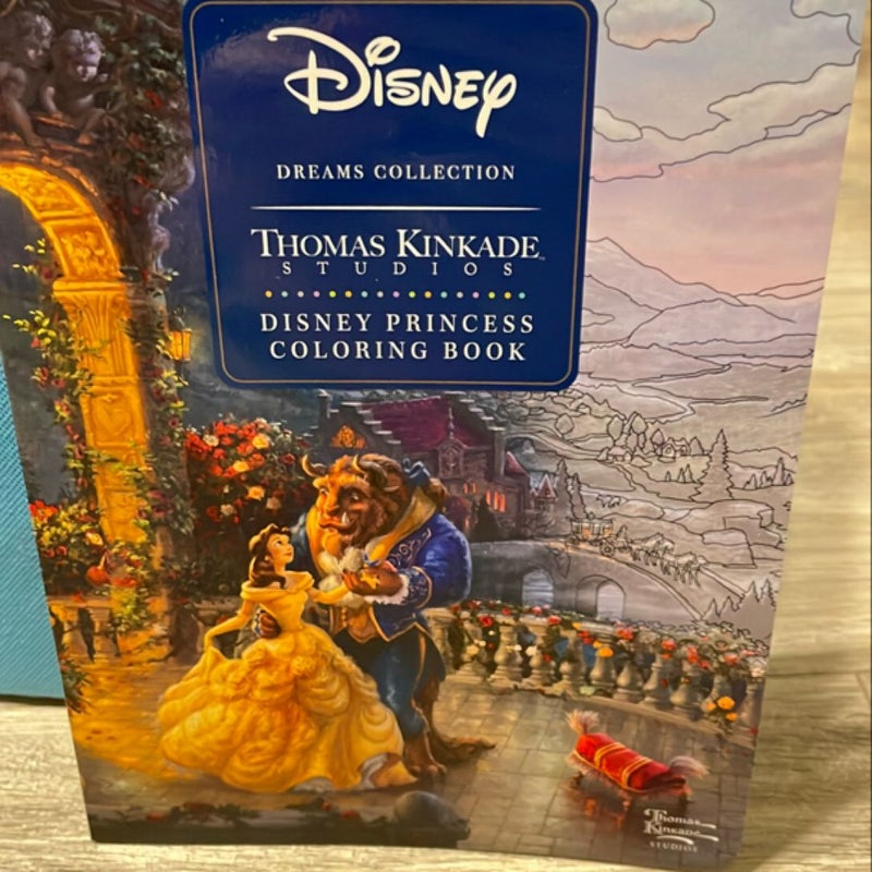 Disney Dreams Collection Thomas Kinkade Studios Disney Princess Coloring Book