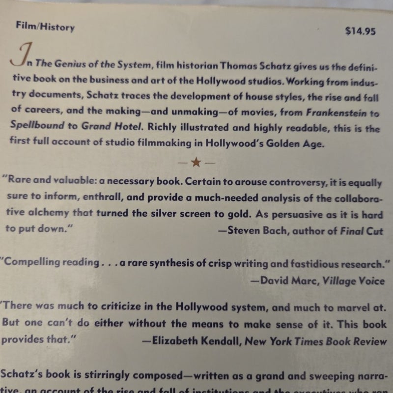 Genius of the System paperback film history 