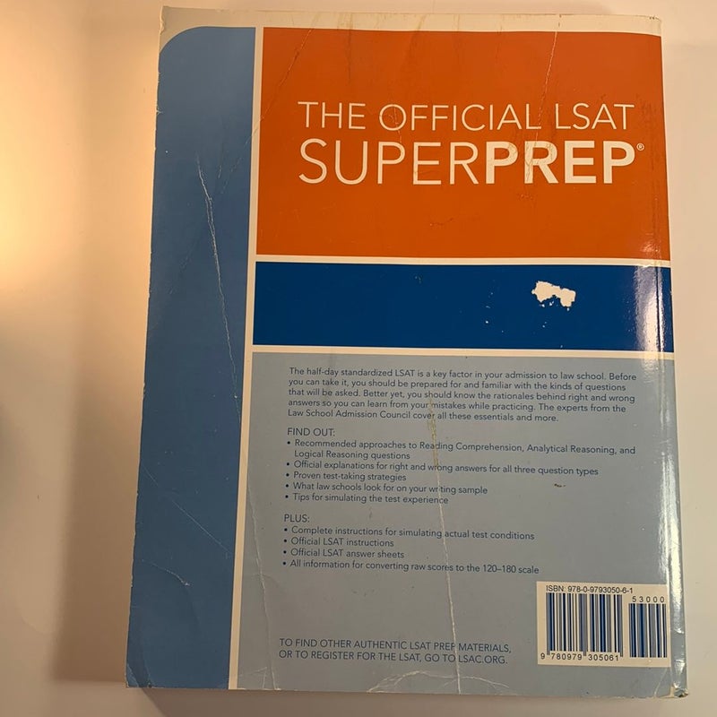 The Official LSAT SuperPrep