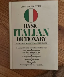 Cortina/Grosset Basic Italian Dictionary