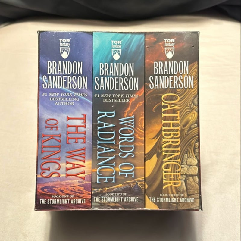 Stormlight Archive MM Boxed Set I, Books 1-3