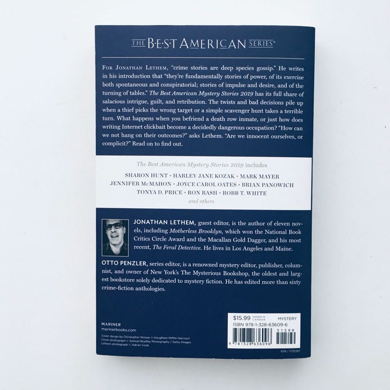 The Best American Mystery Stories 2019