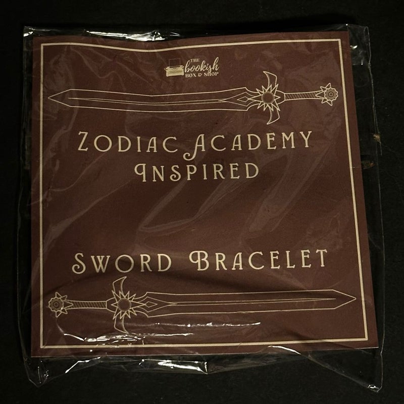 Zodiac Academy “There is Only Him” Sword Bracelet - Bookish Box