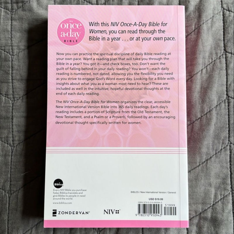NIV Once-a-Day Bible for Women