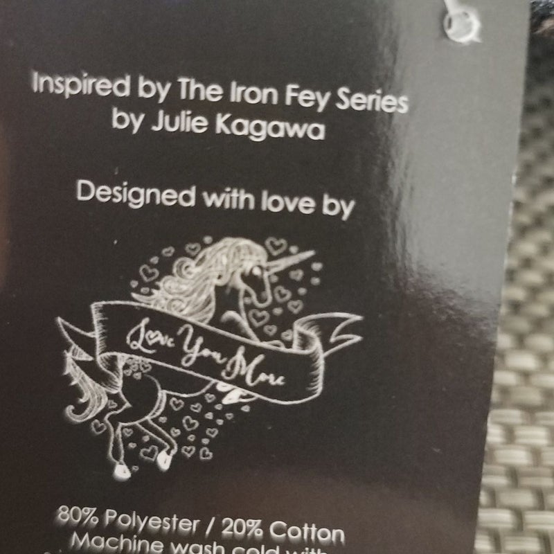 Owlcrate exclusive bowl cozy inspired by the Iron Fey Series 