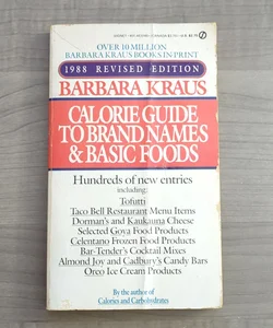Barbara Kraus 1988 Calorie Guide