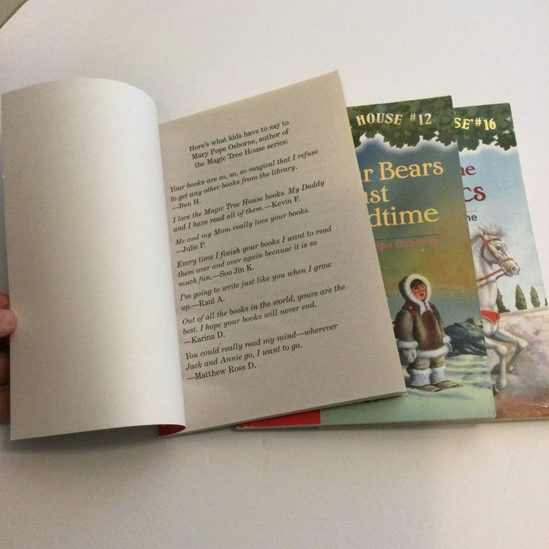 Magic Tree House  Books #10, #12 16  — Lot of 3