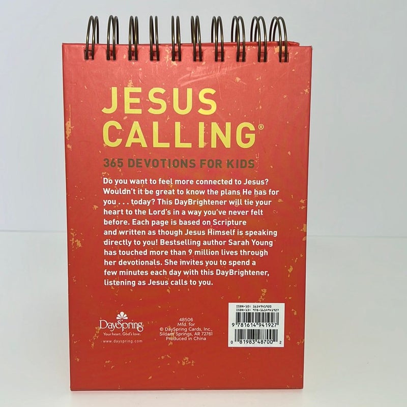 Stand up/ Flip Over Jesus Calling: 365 Devotions for Kids 