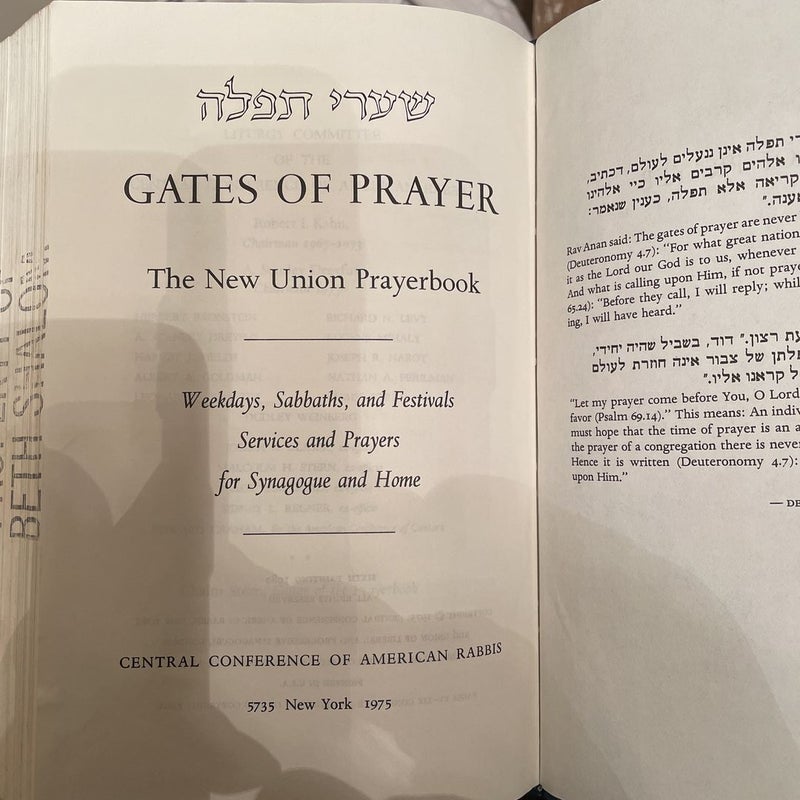 The New Union Prayer Book
