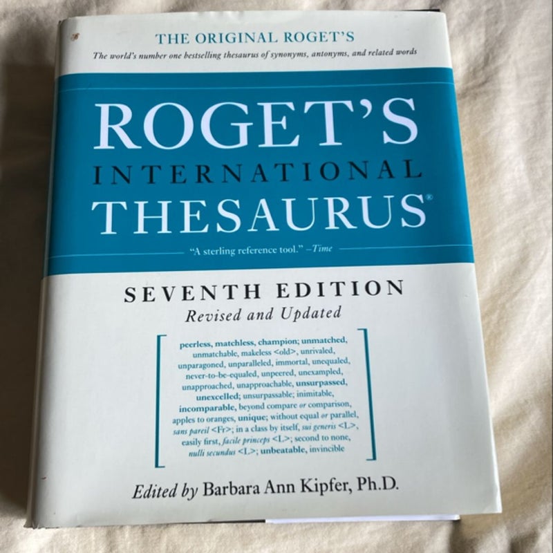 Roget's International Thesaurus, 7th Edition