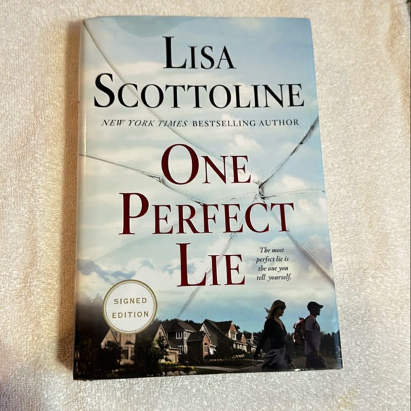 One Perfect Lie Signed Edition