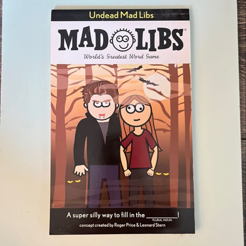 Undead Mad Libs