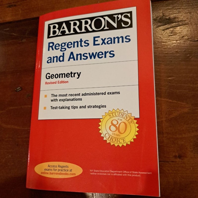 Regents Exams and Answers Geometry Revised Edition