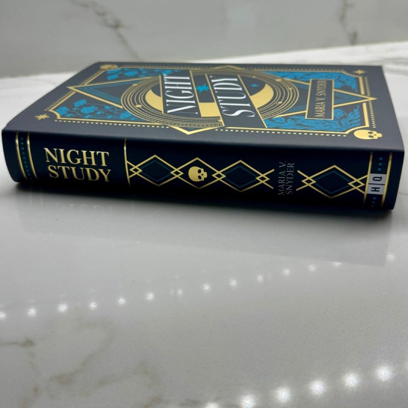 Fairyloot Night Study SIGNED by Maria V. Snyder