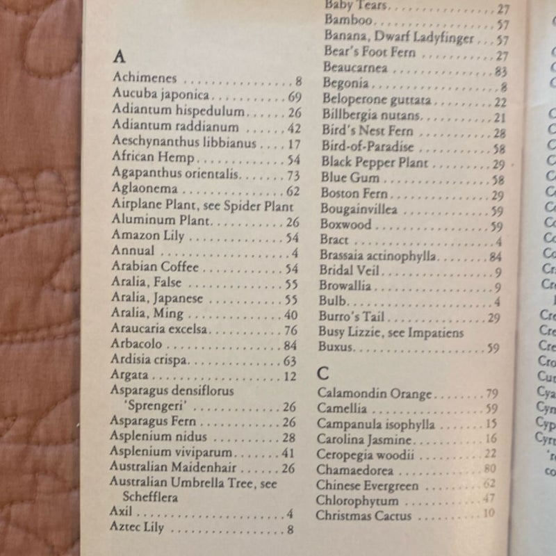 Pillsbury’s Hanging & Floor Plants Handbook 