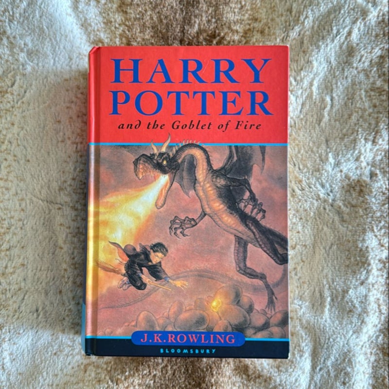 Harry Potter and the Goblet of Fire *Missing Dust Jacket* *UK Hardcover* 