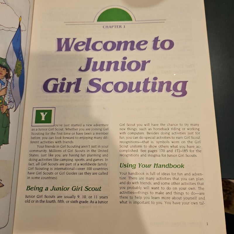 Junior Girl Scout Handbook & Leaders guide