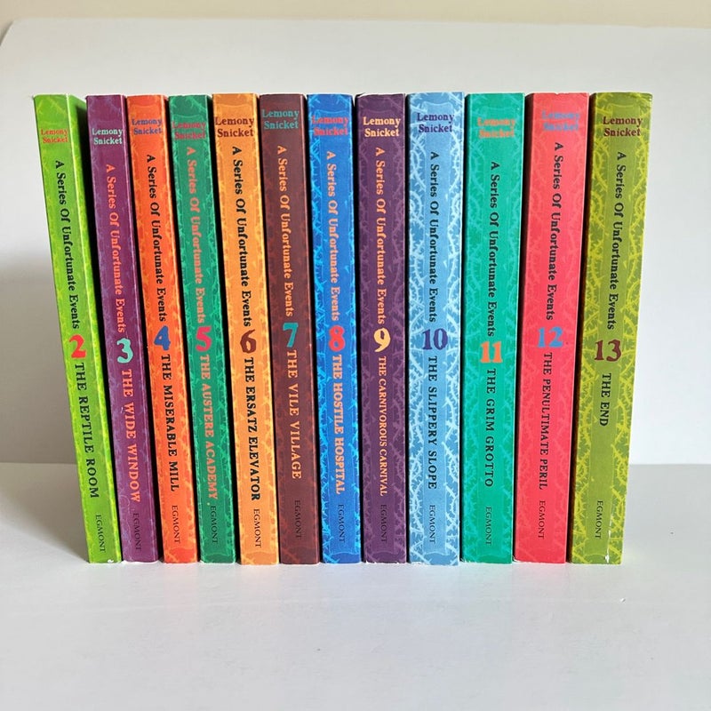 A Series of Unfortunate Events series, Books 2-13