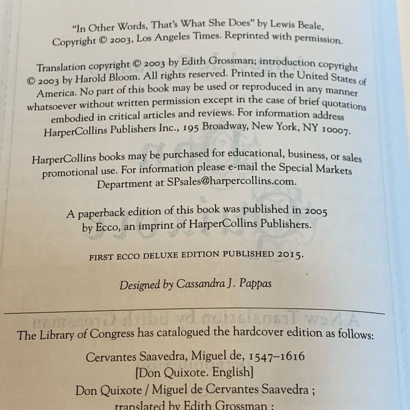 Don Quixote Deluxe Edition