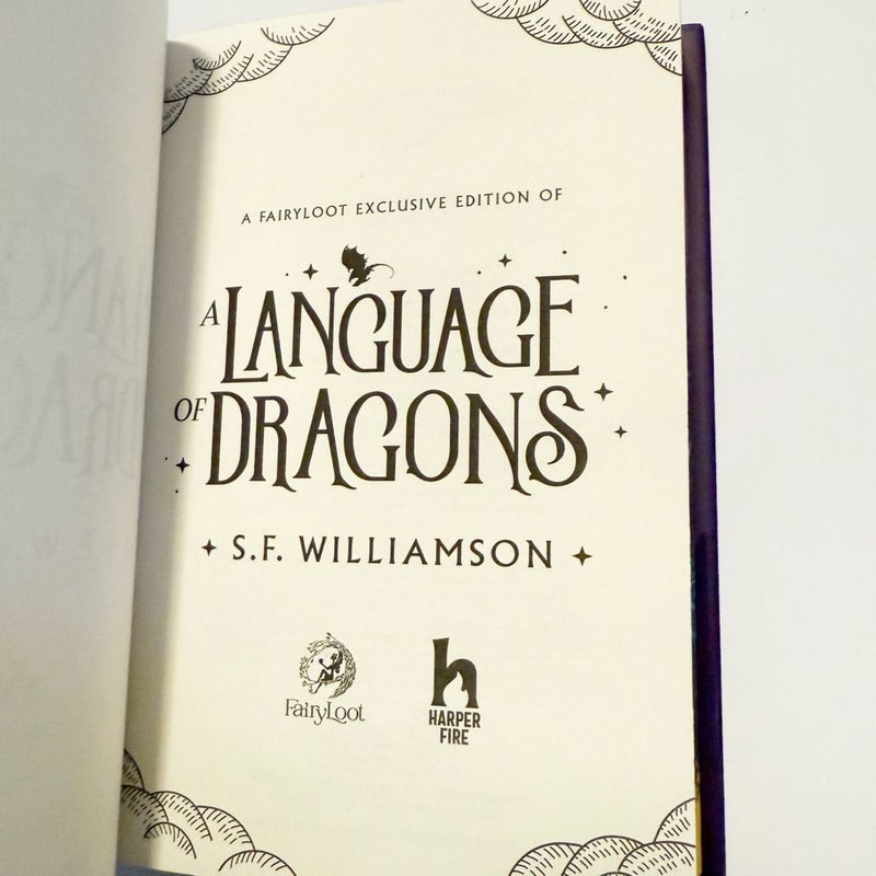 Fairyloot A Language Of Dragons Exclusive Edition
