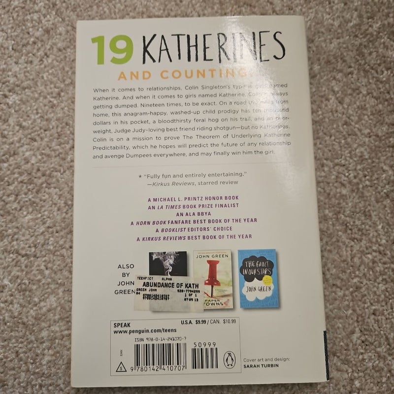 An Abundance of Katherines