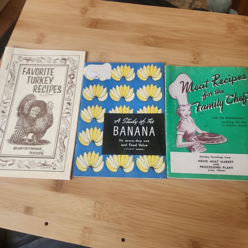 Recipe Books Lot of 3