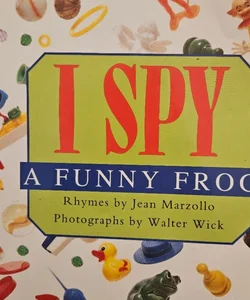 I spy a funny frog.