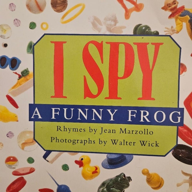 I spy a funny frog.