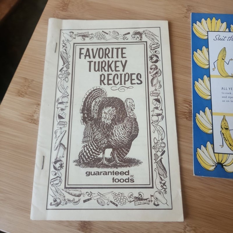 Recipe Books Lot of 3