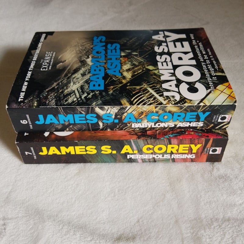 The Expanse 6 and 7 Babylon's Ashes anx Persepolis Rising