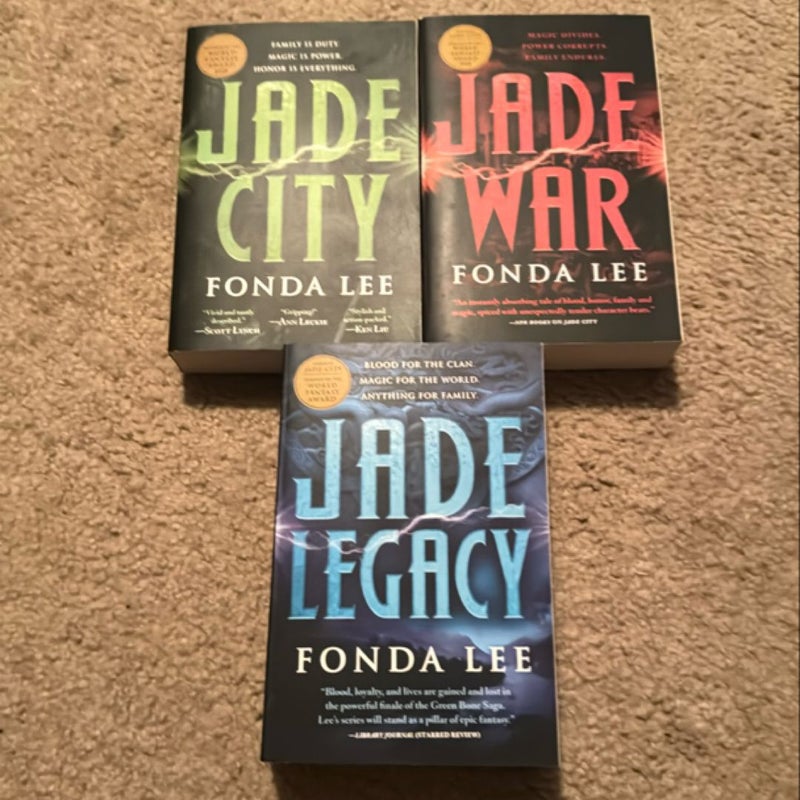 Green Bone Saga Trilogy (Jade City, Jade War, Jade Legacy)