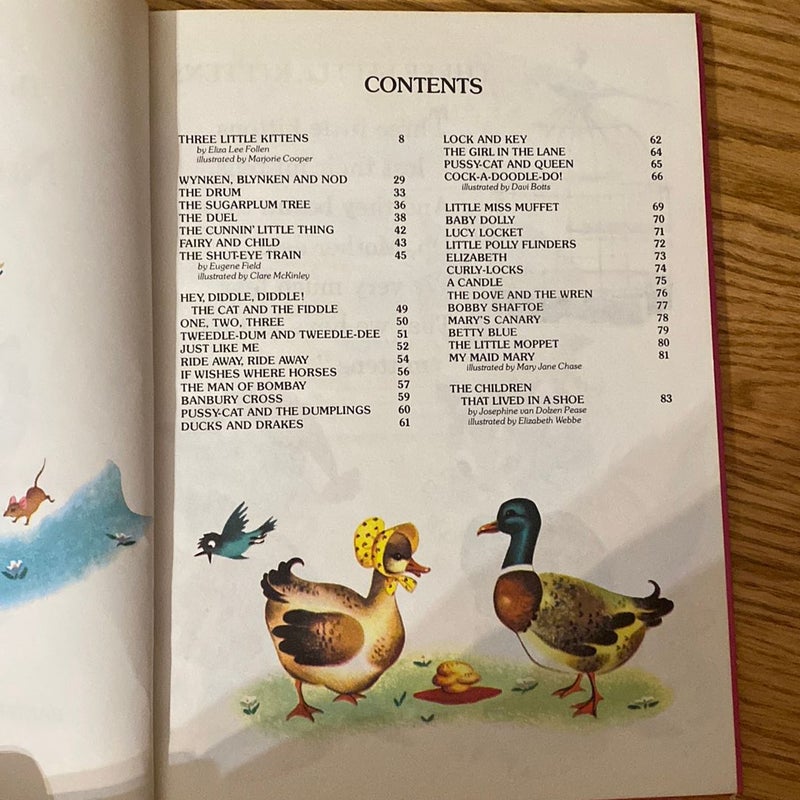 The Rand McNally Book of Favorite Nursery Rhymes