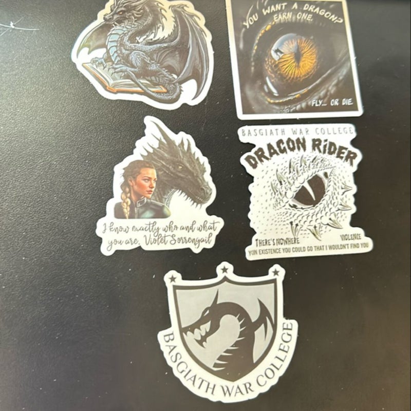 Fourth Wing Sticker Bundle