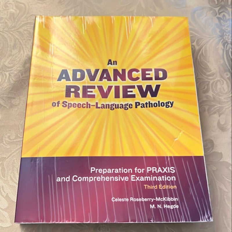 An Advanced Review of Speech-Language Pathology