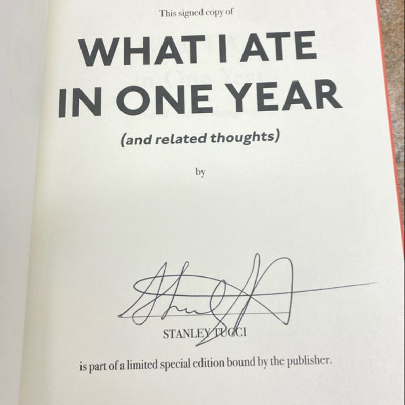 What I Ate in One Year