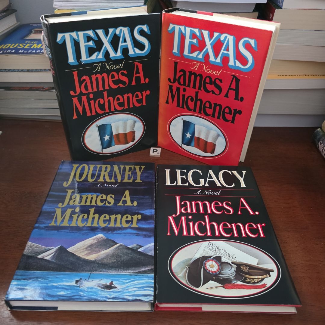 Bundle of 4 Vintage Book Club Editions  by Michener