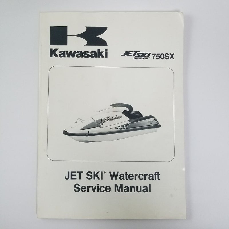 OEM 1992-1995 Kawasaki Jet Ski 750SX P/N 99924-1156-04 SERVICE MANUAL