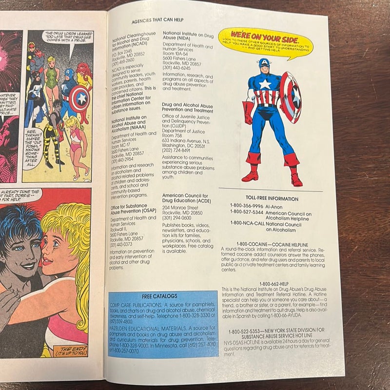 Captain America 2 (special 1993 NYSALU anti-drug issue)