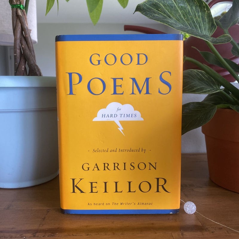 Good Poems for Hard Times