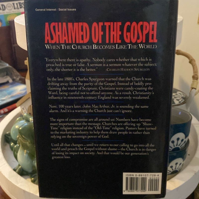 Ashamed of the Gospel