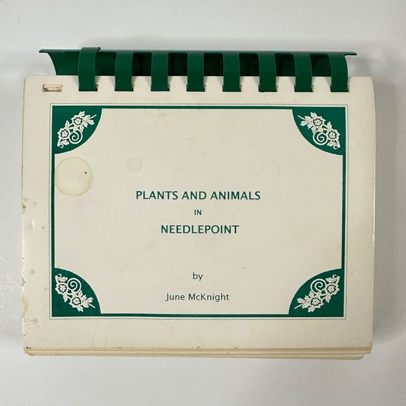 Plants and Animals in Needlepoint 1993, Booklet