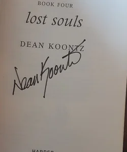 New Signed Dean Koontz Frankenstein Lost Souls UK Cover